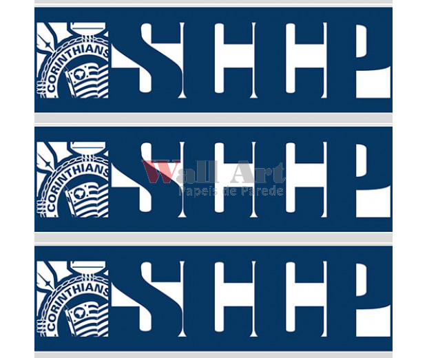 Papel de parede corinthians Border (Time) – Cód. SC 913-04