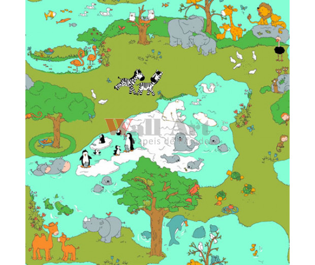 Safari Frieds (Infantil) - Cód. SF6206